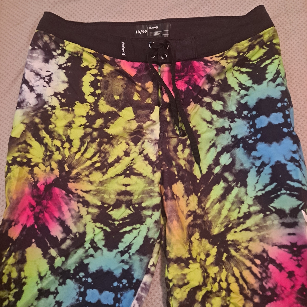Hurley Multicolor Tie-Dye Swimtrunks